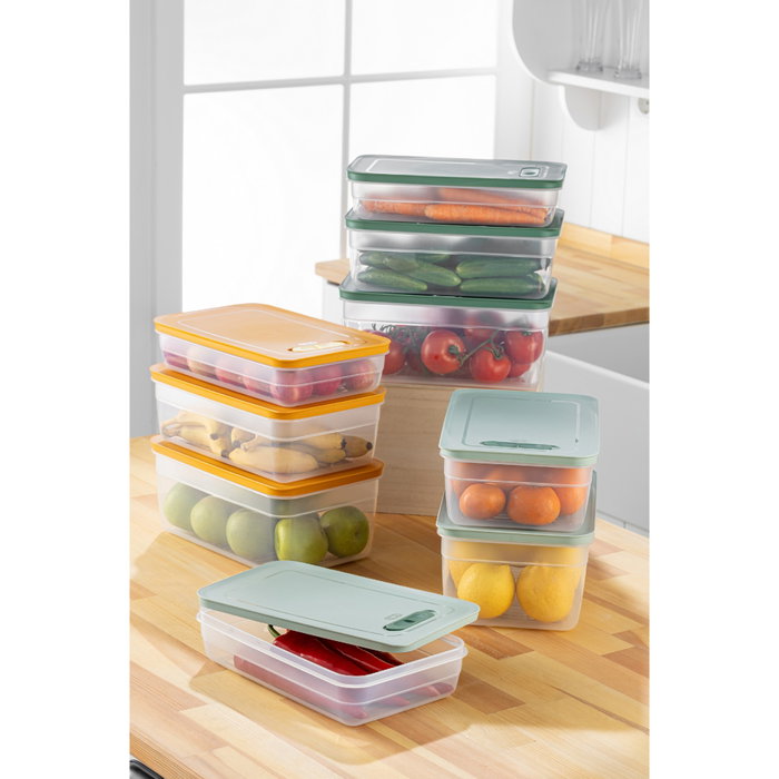 Hermia Set de Cajas de Almacenaje 9 Piezas Plástico Sin BPA